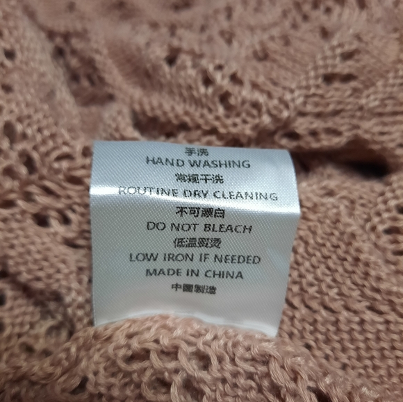 Knit Mix Mauve Sweater Size Large NWT - Picture 6 of 8